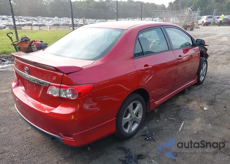 2012 Toyota Corolla S from USA, damaged, VIN 5YFBU4EE3CP014915